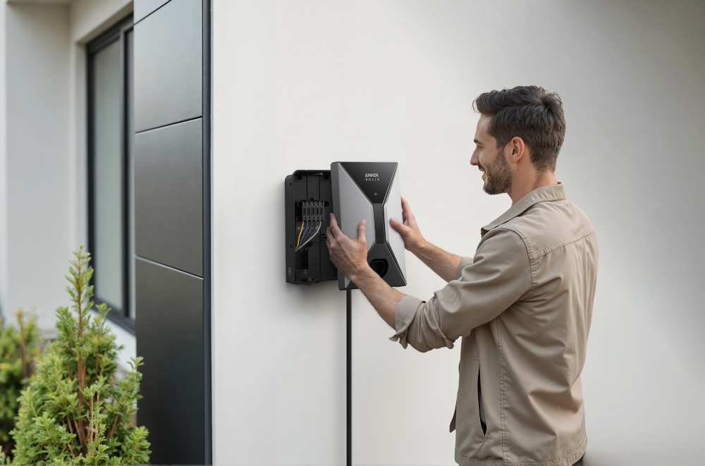 Inteligentna stacja ładowania EV Anker SOLIX EV Charger 11 KW z kablem