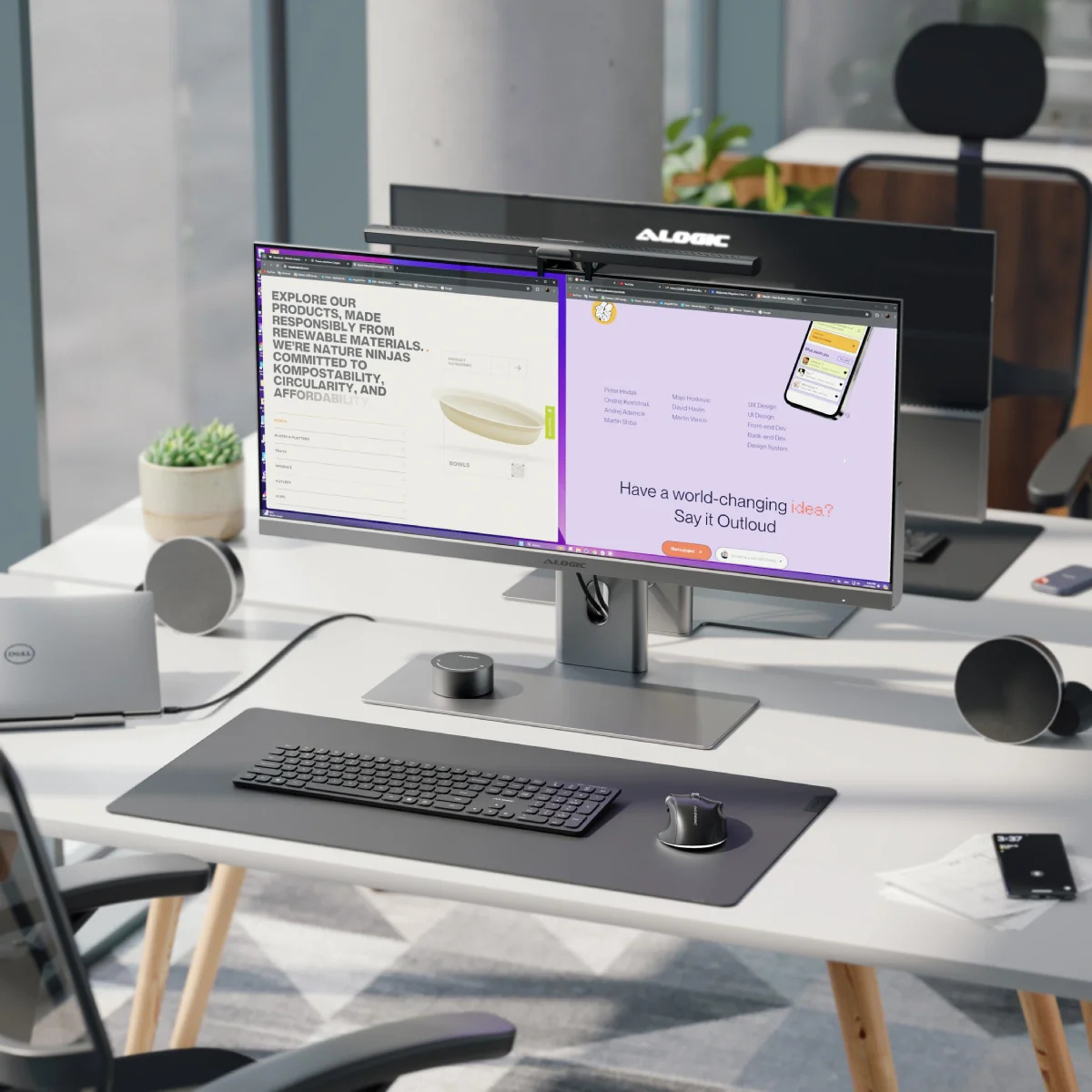 Monitor Alogic Edge 34 Ultrawide Space Grey