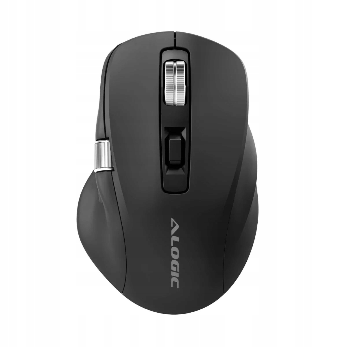 Profesjonalna mysz bezprzewodowa Wirless + Bluetooth Alogic Apex czarna                                                                                                                                                                                                     