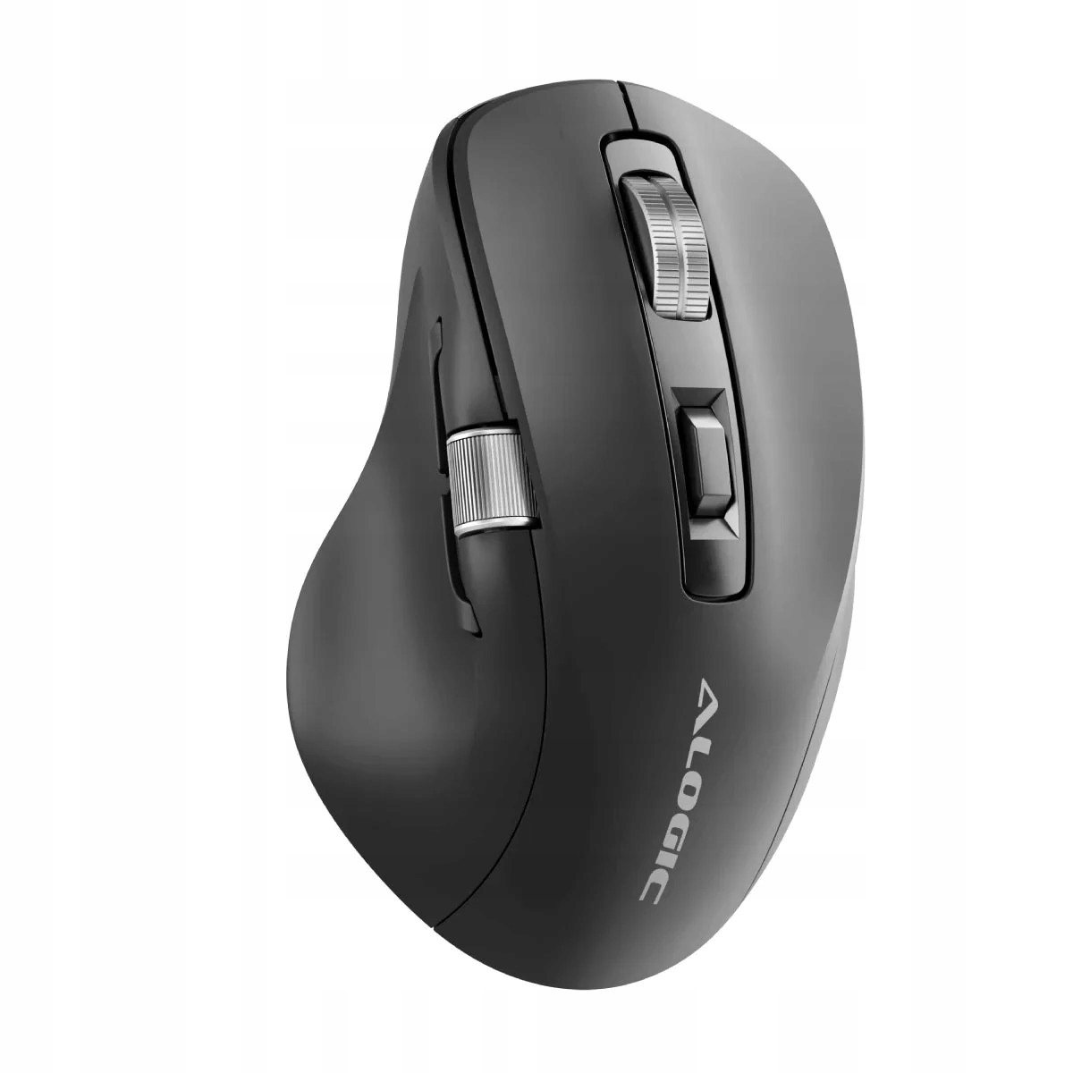 Profesjonalna mysz bezprzewodowa Wirless + Bluetooth Alogic Apex czarna                                                                                                                                                                                                     