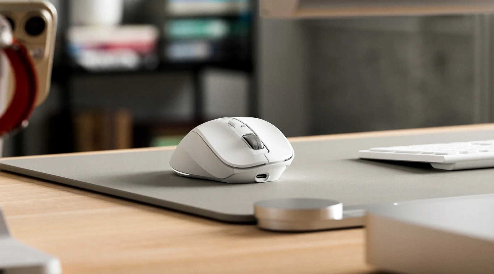 Mysz bezprzewodowa USB-C alogic apex 7-przyciskowa