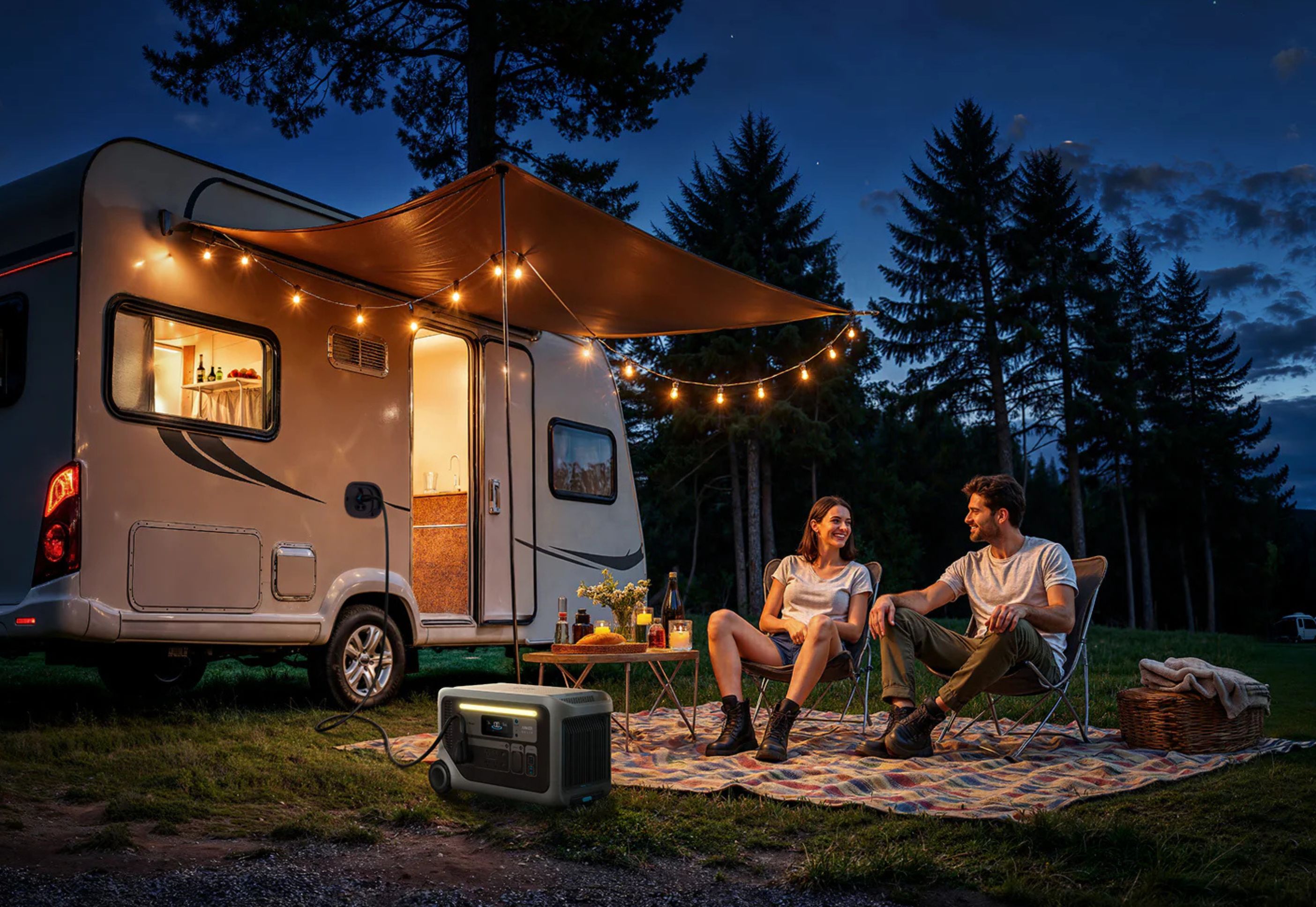 Przenośna stacja zasilania anker solix f3000 3072wh 3600w