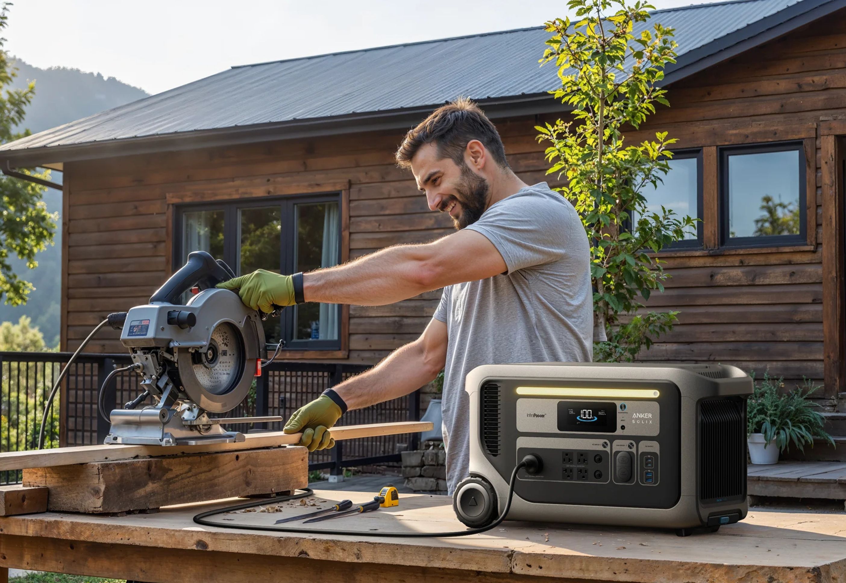 Przenośna stacja zasilania anker solix f3000 3072wh 3600w