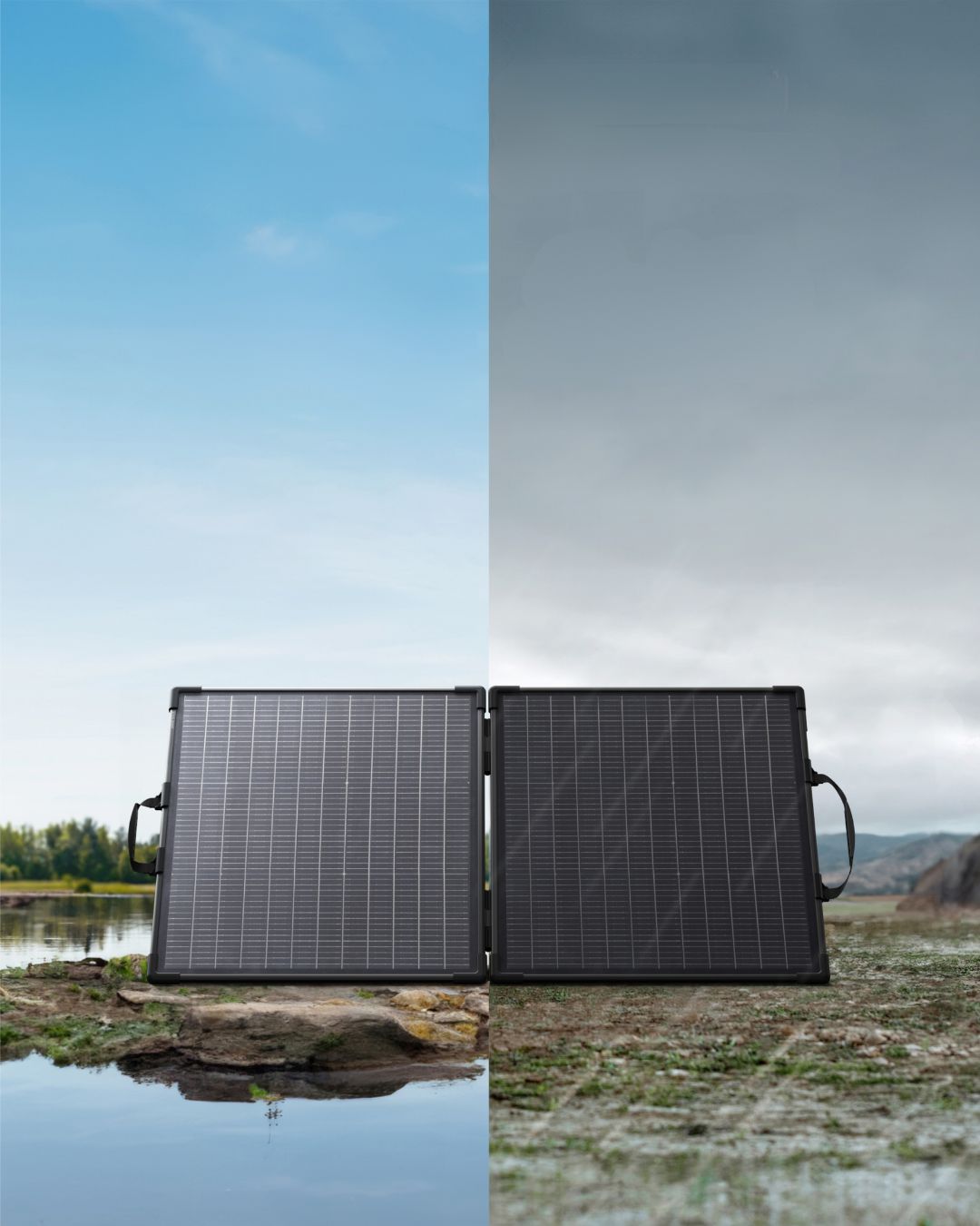 Składany panel solarny Bifacial Anker Solix PS100 100W 