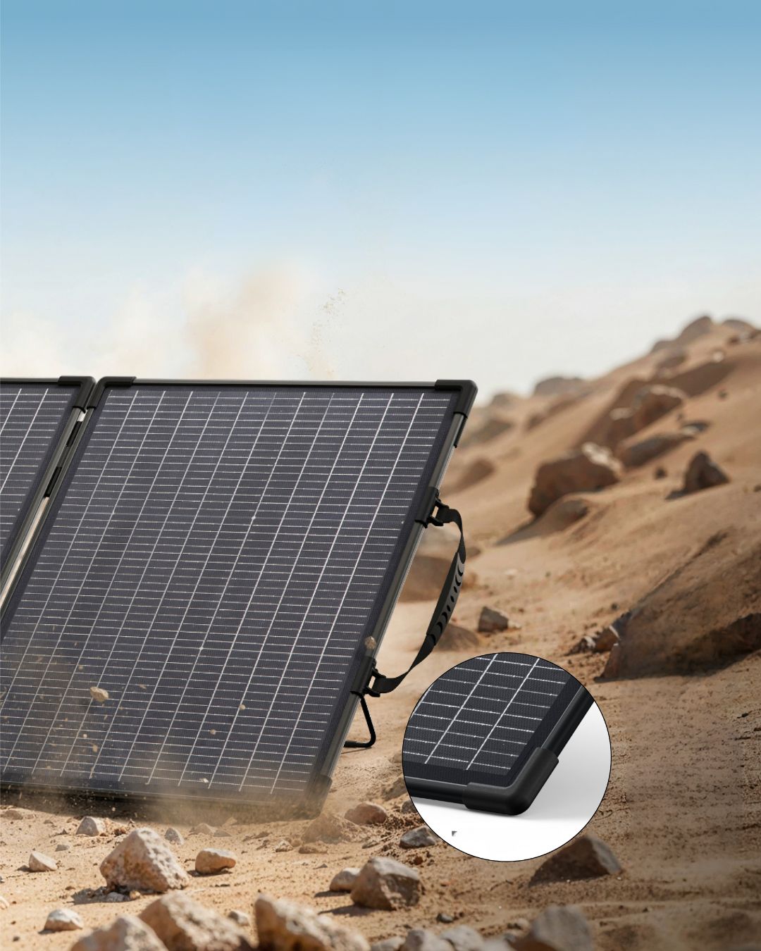 Składany panel solarny Bifacial Anker Solix PS100 100W 