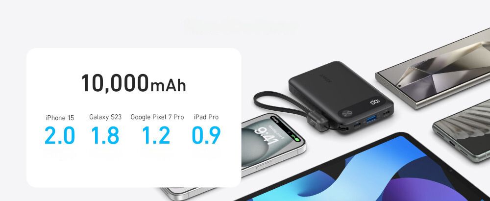 Powerbank Anker 10000mAh 22.5W