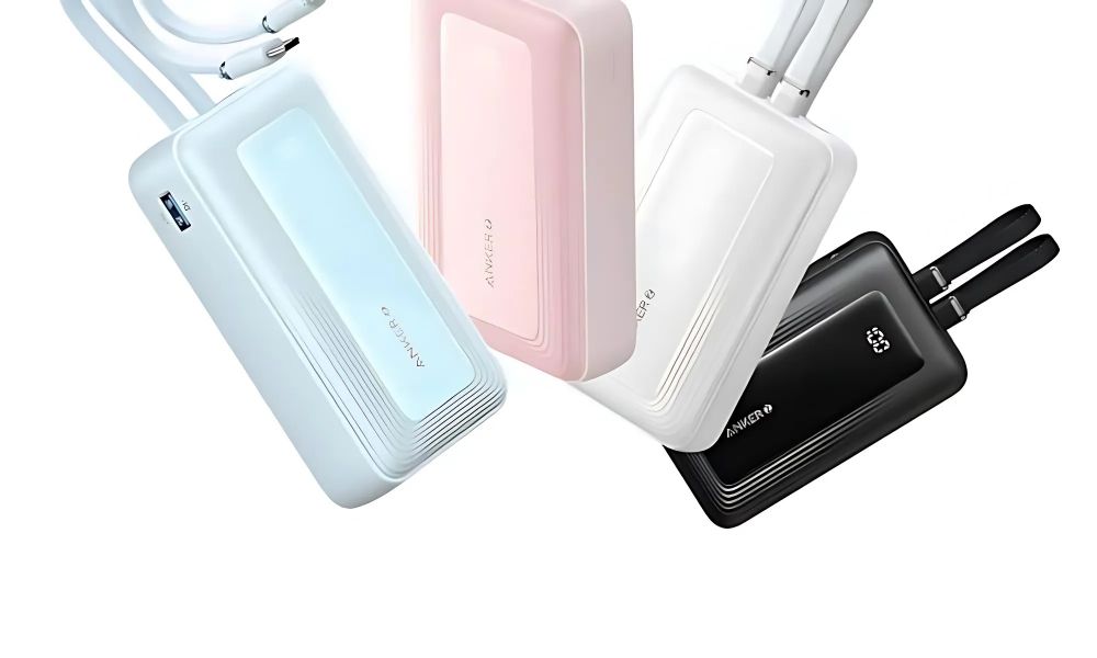 Powerbank Anker Zolo 10000 mAh 30W z wbudowanymi kablami USB