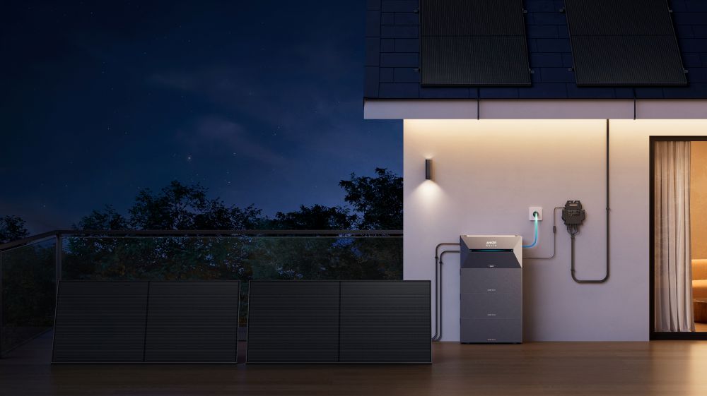 Magazyn energii Anker Solix Solarbank 2 E1600 AC 1600Wh 800W + Sterownik Anker Solix Smart Meter A17X7311
