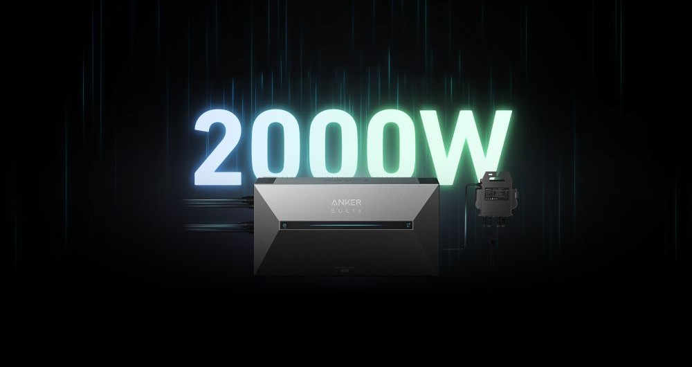 Magazyn energii Anker Solix Solarbank 2 E1600 AC 1600Wh 800W + Sterownik Anker Solix Smart Meter A17X7311