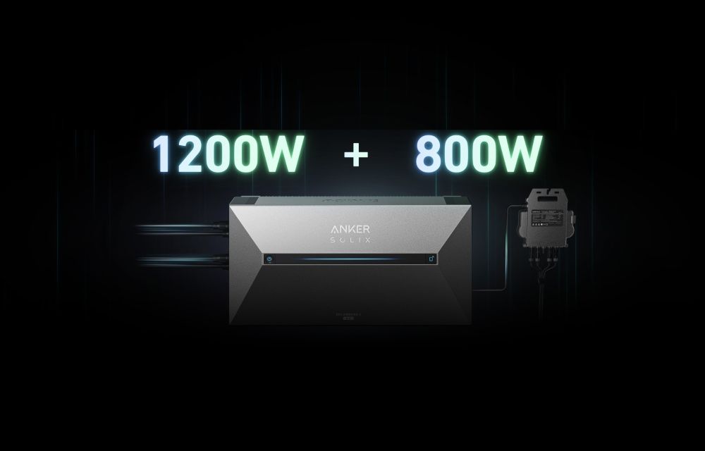 Magazyn energii Anker Solix Solarbank 2 E1600 AC 1600Wh 800W + Sterownik Anker Solix Smart Meter A17X7311