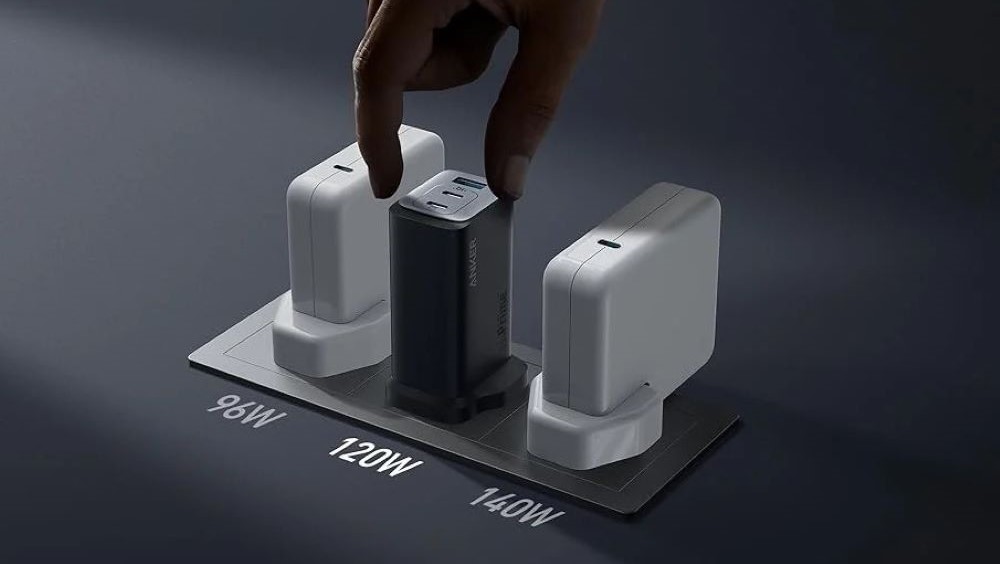 Ładowarka Anker GaNPrime 737 120W 1x USB-A 2x USB-C