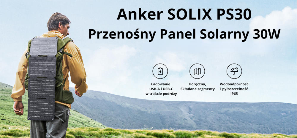 Panel solarny Anker Solix PS30 30W