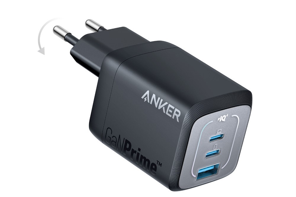 Ładowarka Anker Prime 735 67W 2x USB-C 1x USB-A ze składaną wtyczką