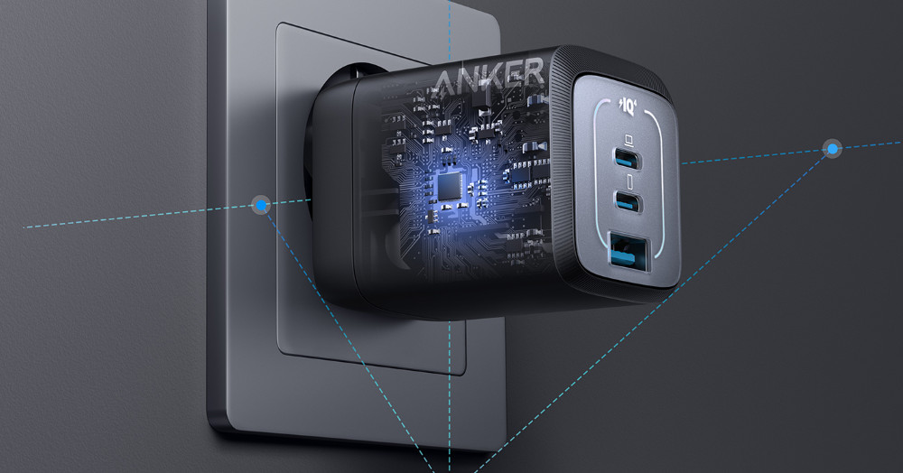 Ładowarka Anker Prime 735 67W 2x USB-C 1x USB-A ze składaną wtyczką