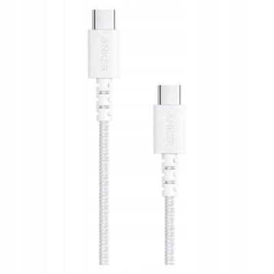 Kabel Anker PowerLine Select+ USB-C do USB-C 1.8 m biały