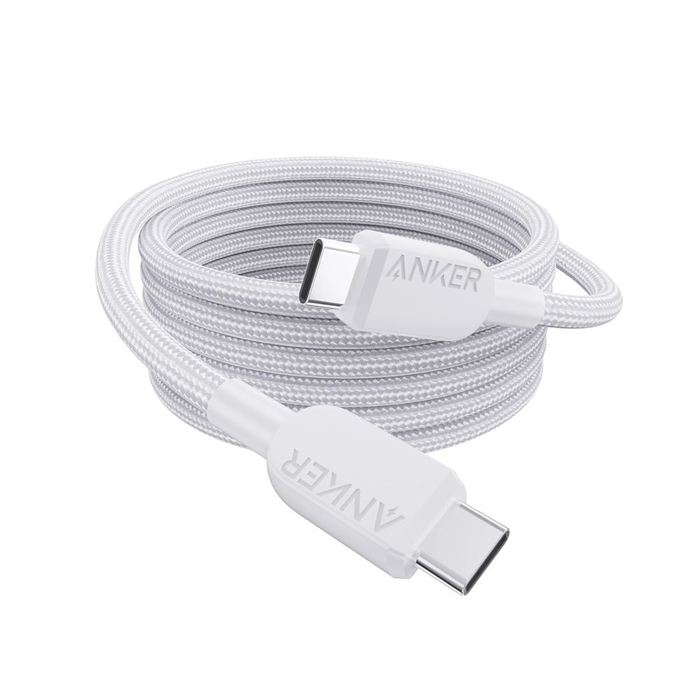 Kabel Anker 240W USB-C do USB-C 1.8m biały