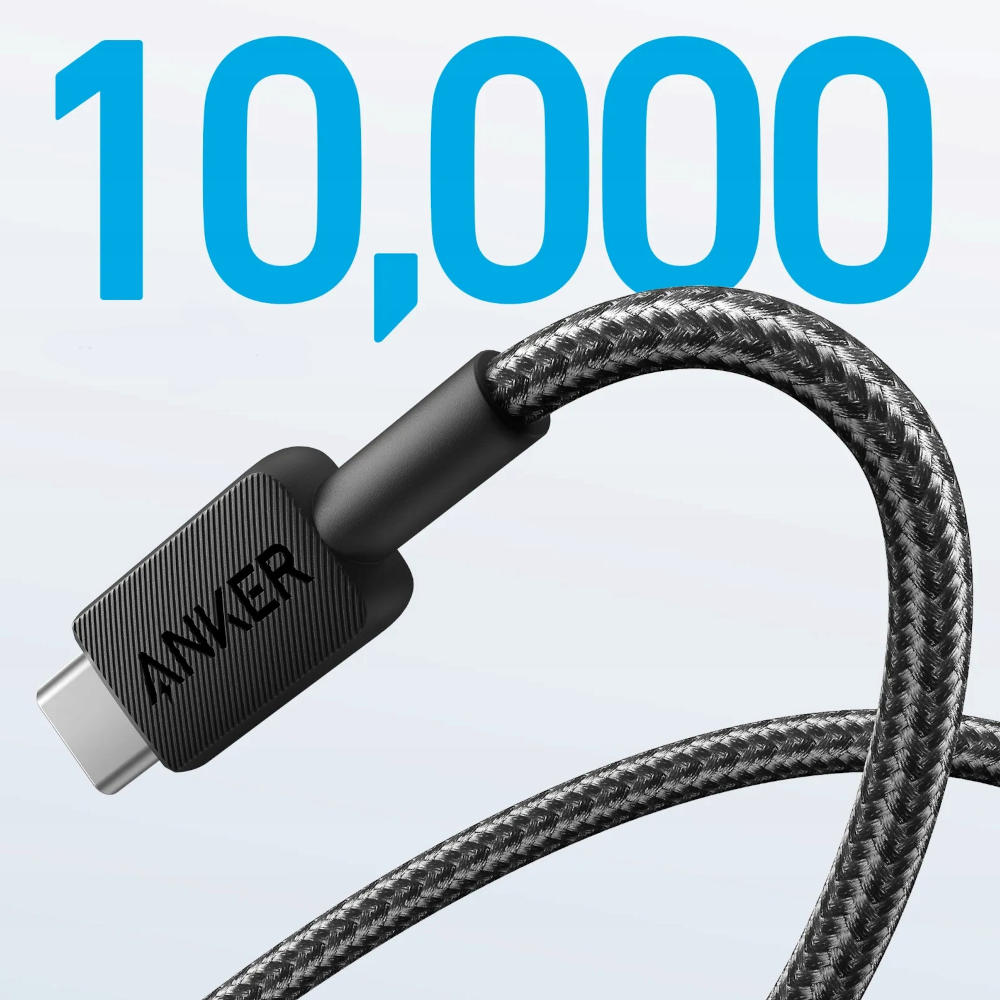 Kabel Anker 322 USB-A do USB-C 0.9m czarny