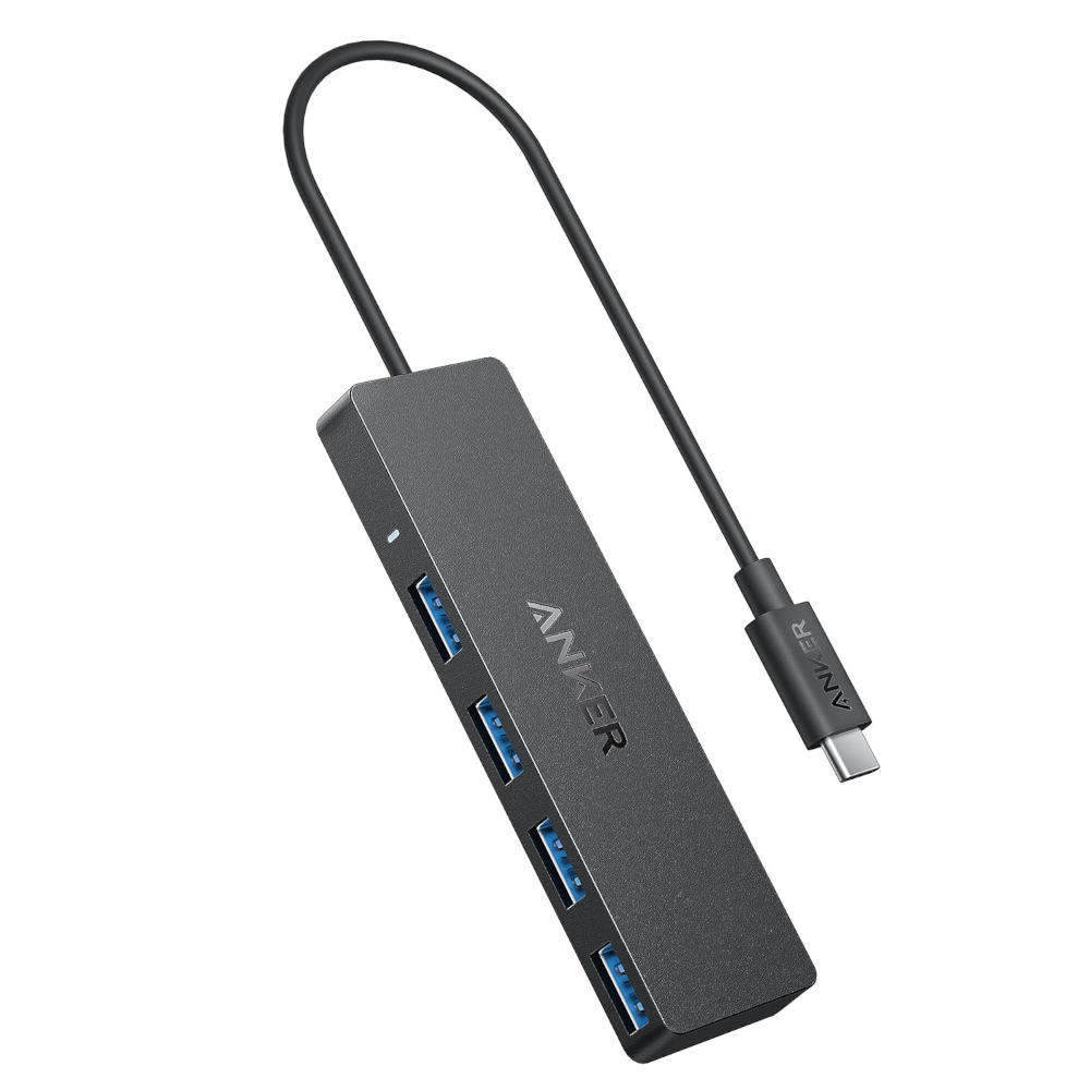 Hub Anker USB-C 4 w 1 5Gbps czarny