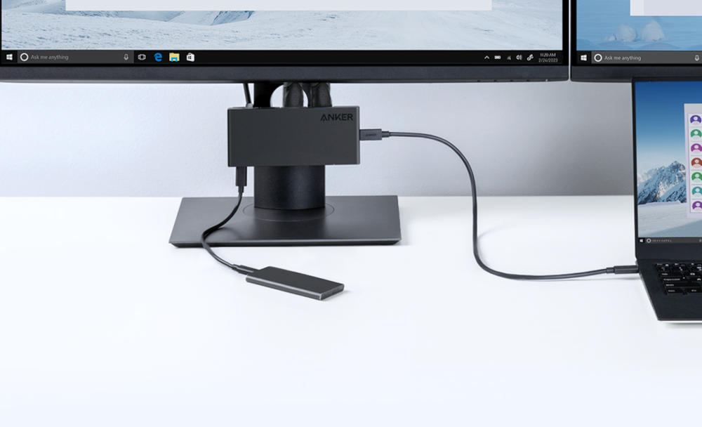 Anker 364 USB-C Hub 10-in-1, Dual 4K HDMI