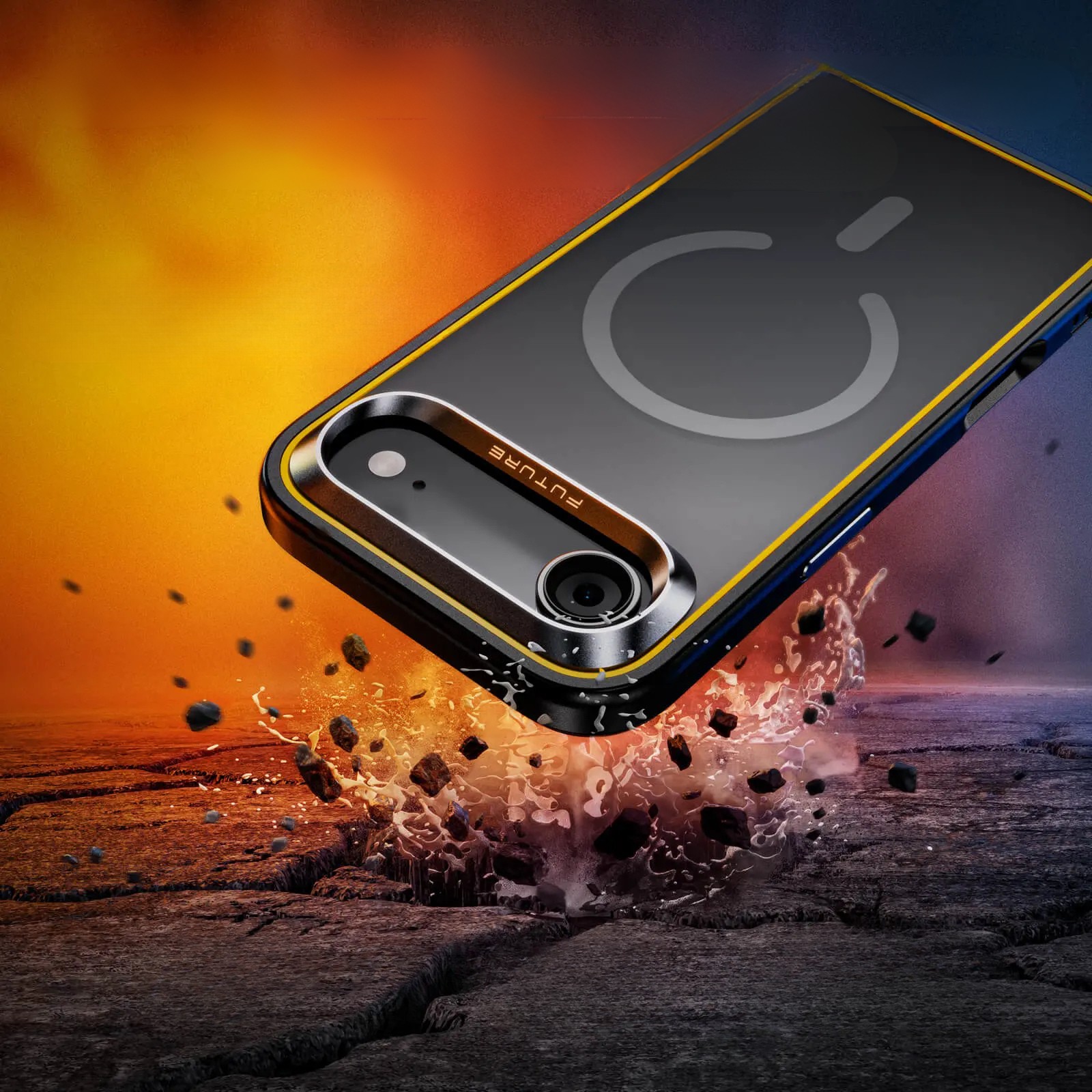 Etui na telefon AOHi The Future Magarmor iPhone 17 Air Czarny