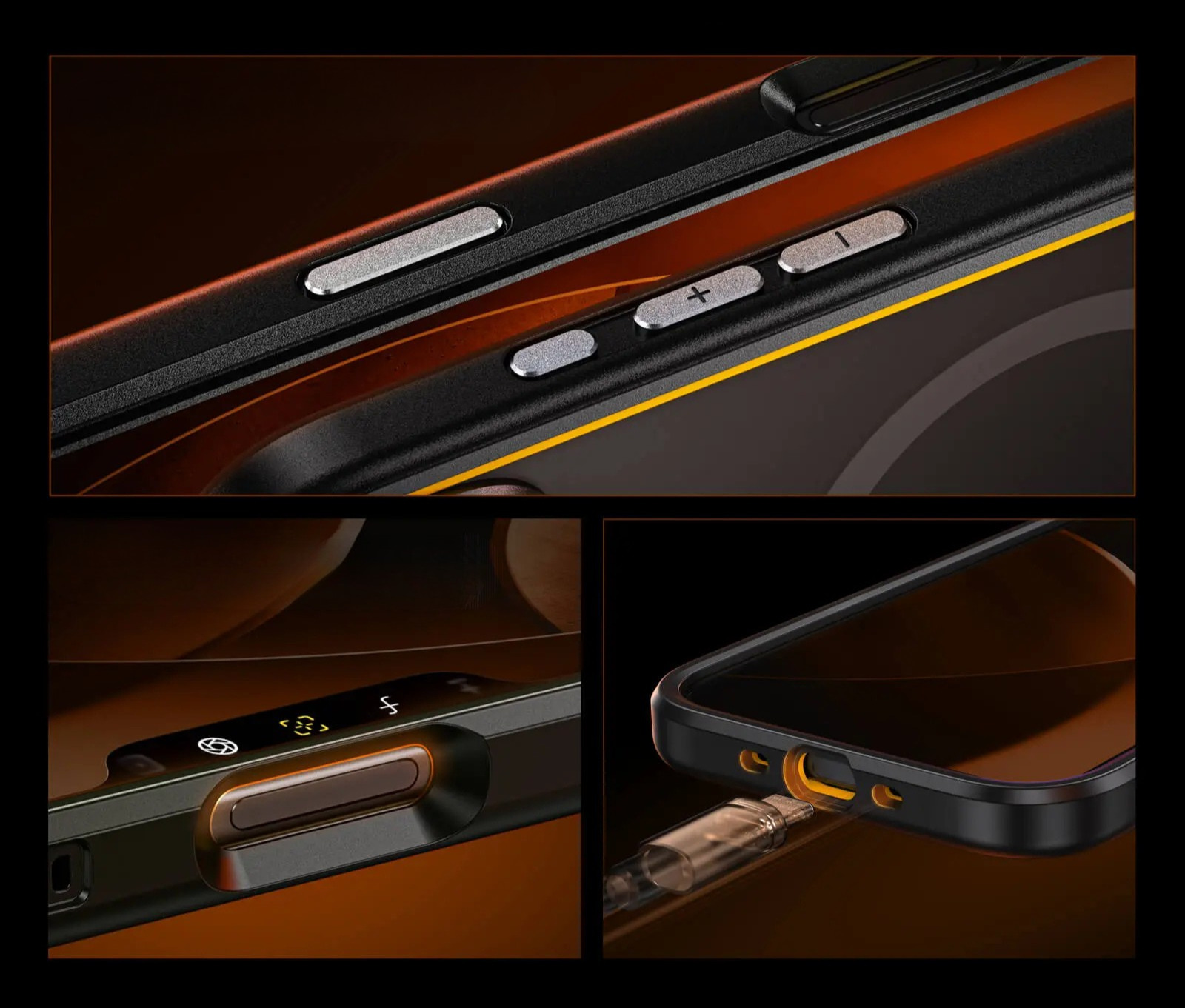 Etui na telefon AOHi The Future Magarmor iPhone 17 Air Czarny