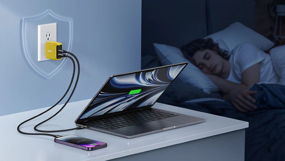 Ładowarka AOHi Magcube PD 67W 1x USB-C, 1x USB-A 