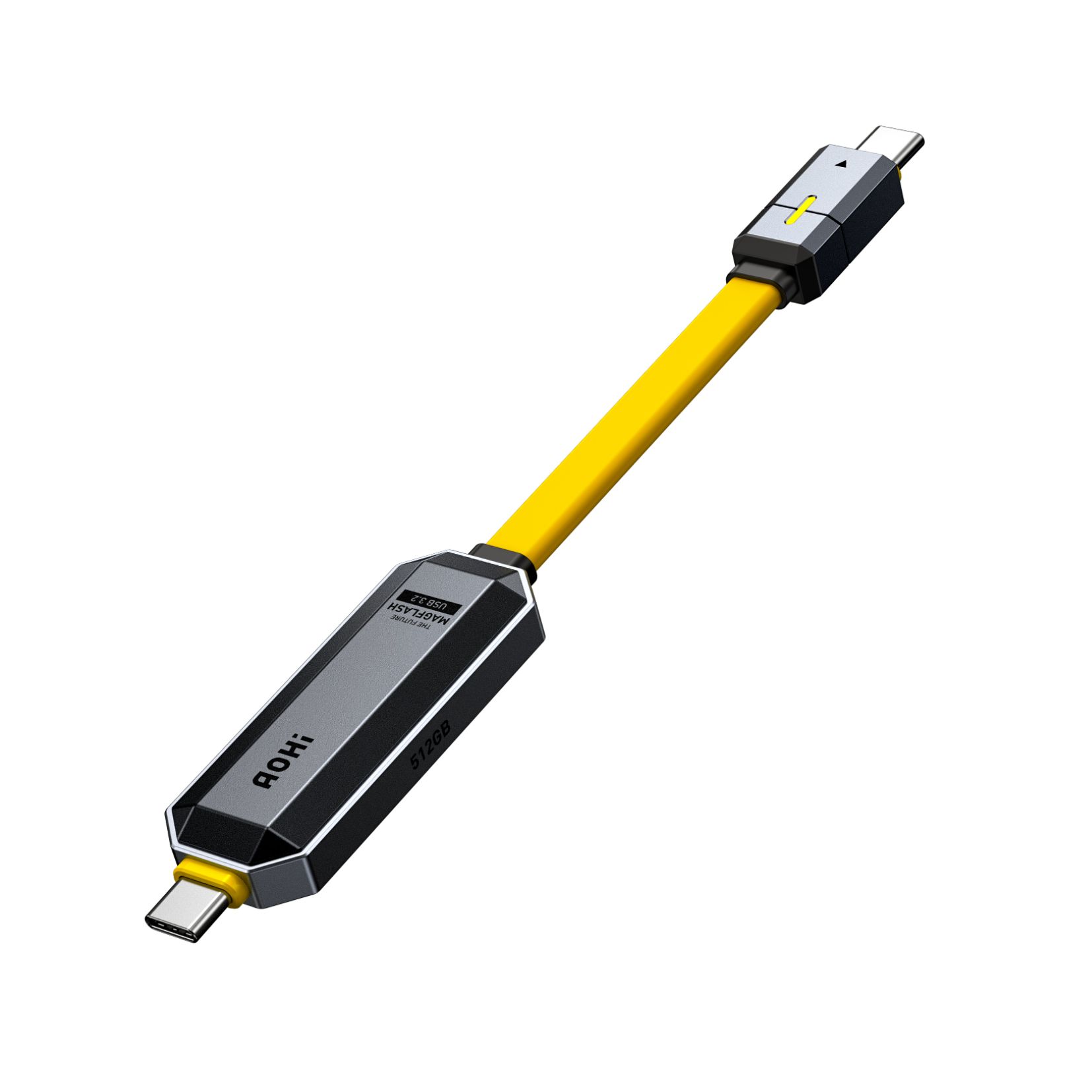 Kabel z dyskiem SSD AOHi The Future Magflash 256GB 1000 MB/s