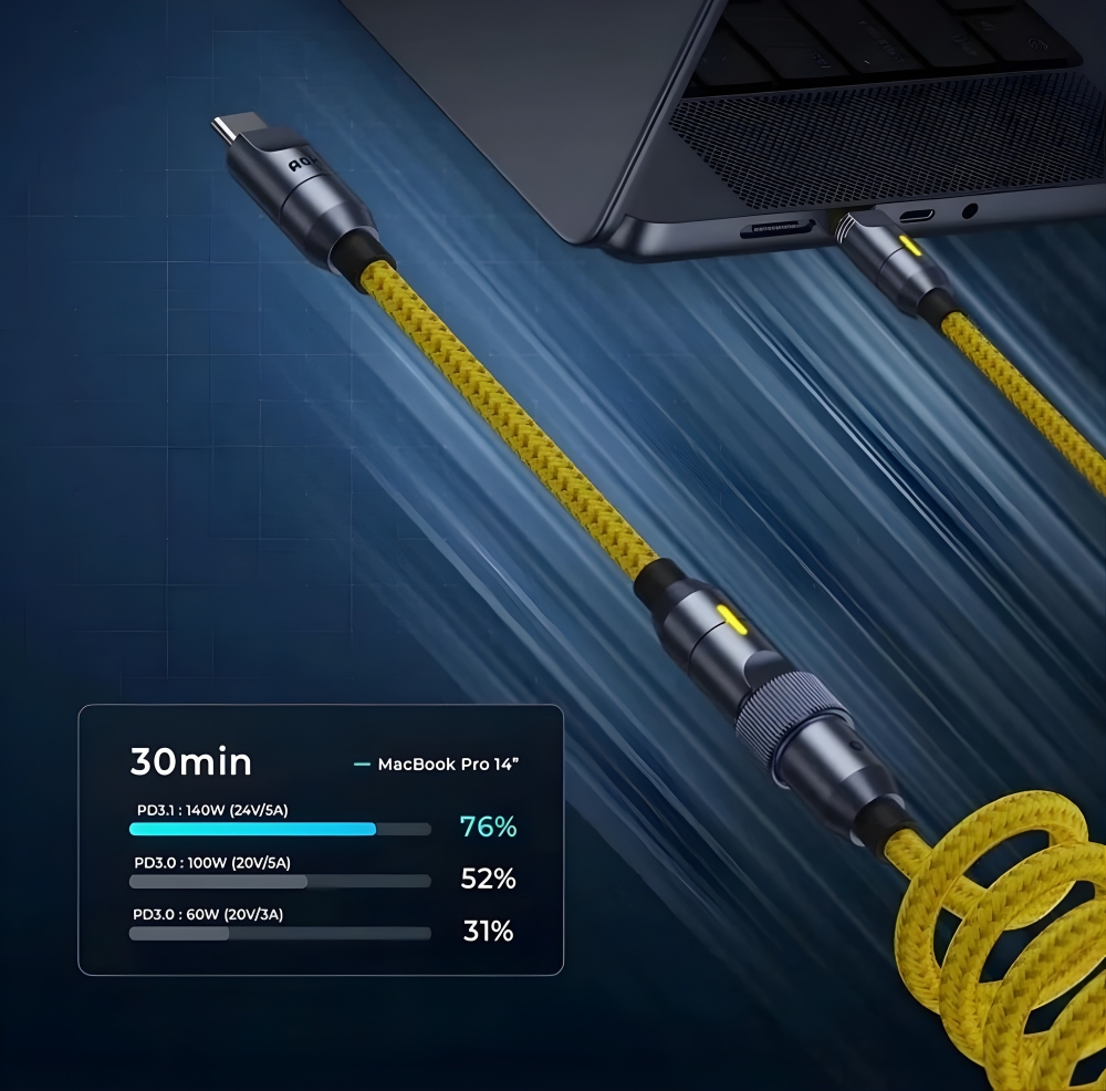 Zestaw Kabli USB-C AOHi The Future Creative Power 8 in 1 240W