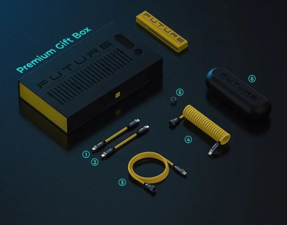 Zestaw Kabli USB-C AOHi The Future Creative Power 8 in 1 240W