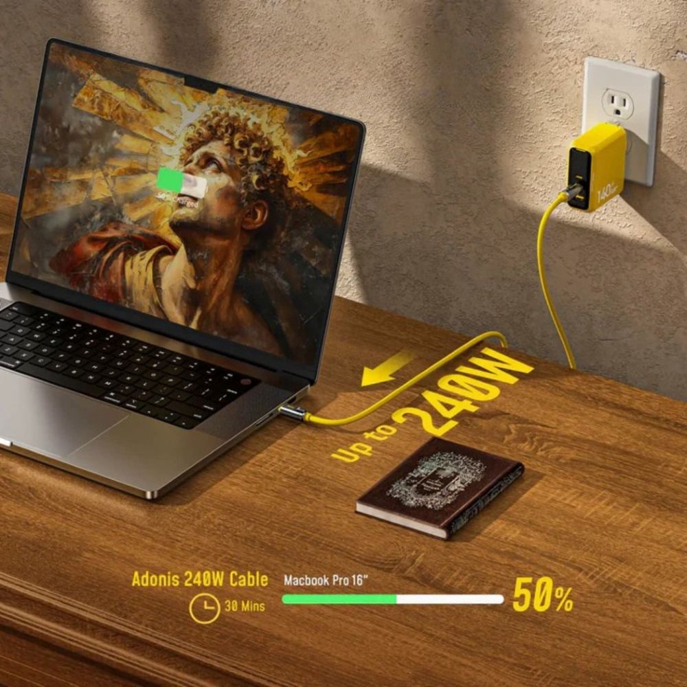 Kabel USB-C AOHi THE FUTURE USB 4.2 Thunderbolt 5 120GB/s 1m