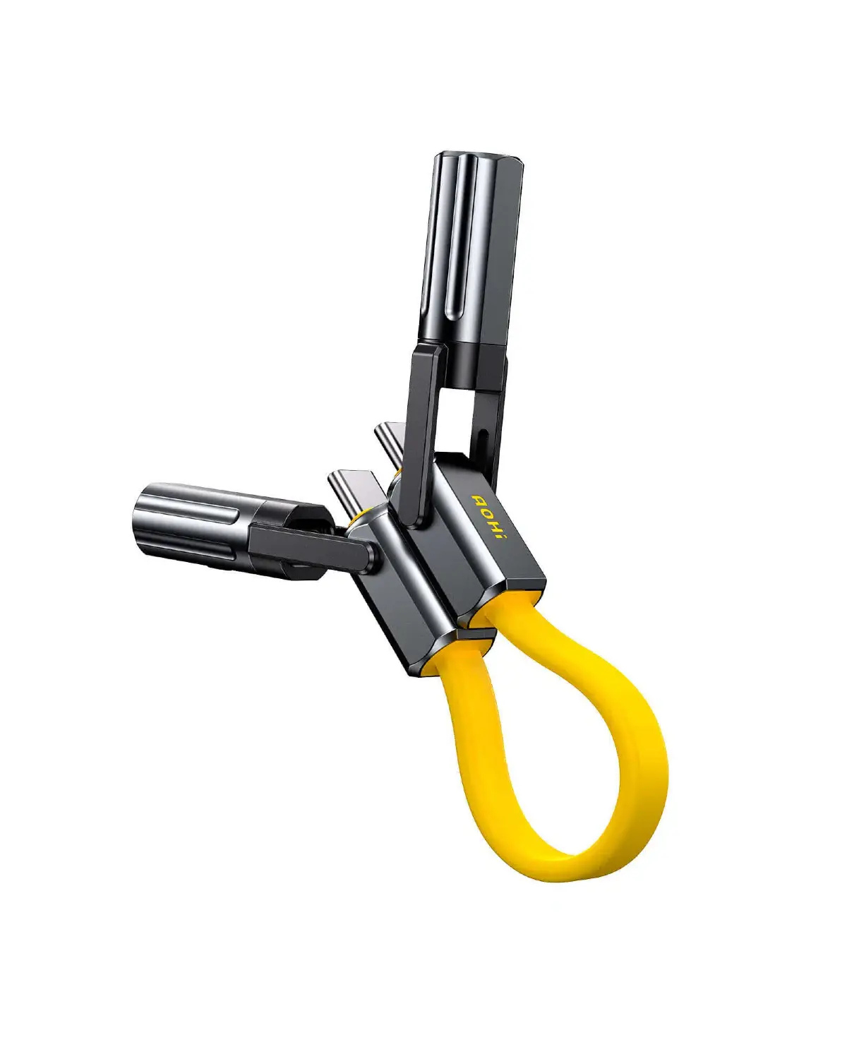 Kabel EDC AOHi Prometheus 3 w 1 Tytanowy 240W z ostrzem i zapalniczką