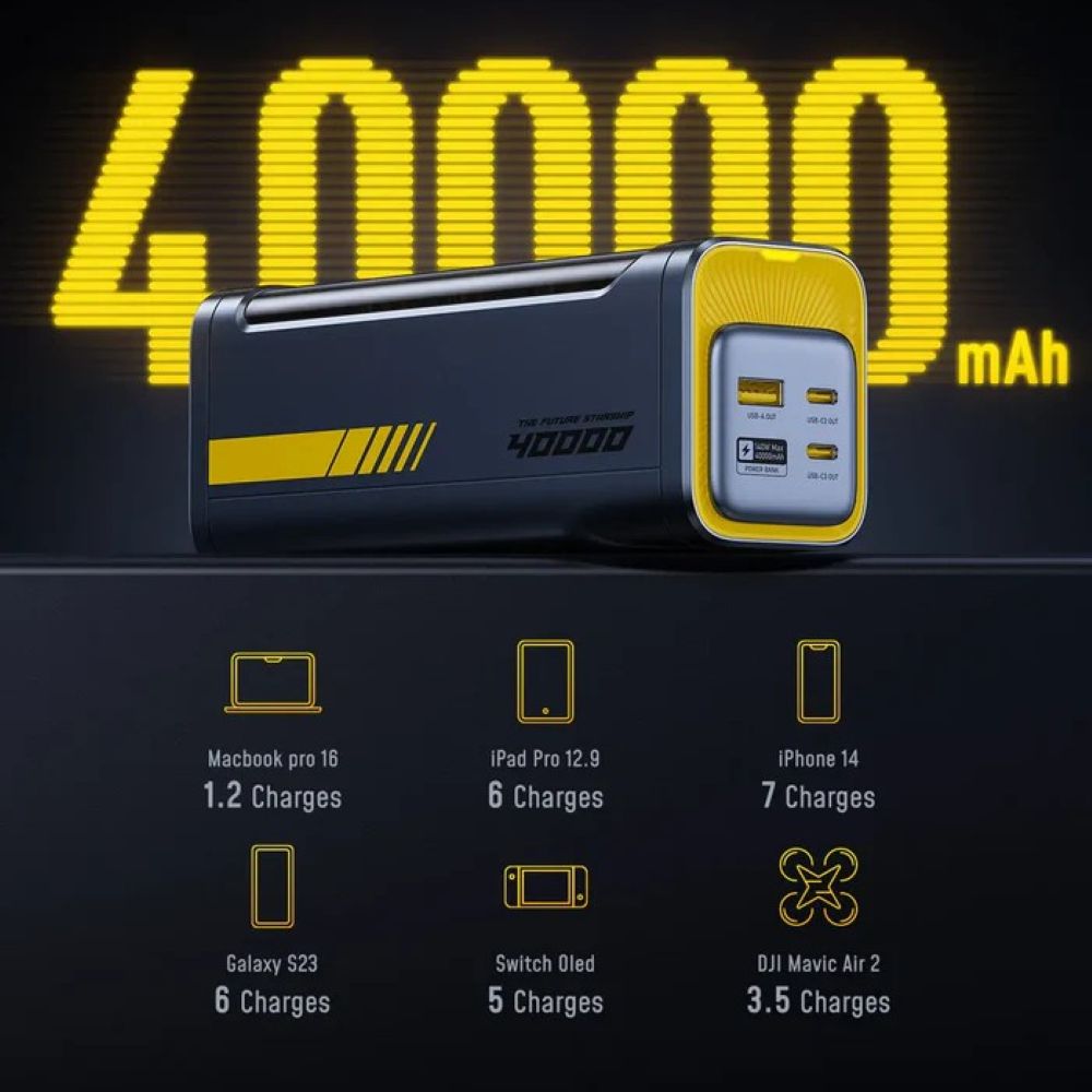 Powerbank AOHi The Future Starship PD 140W 40000mAh
