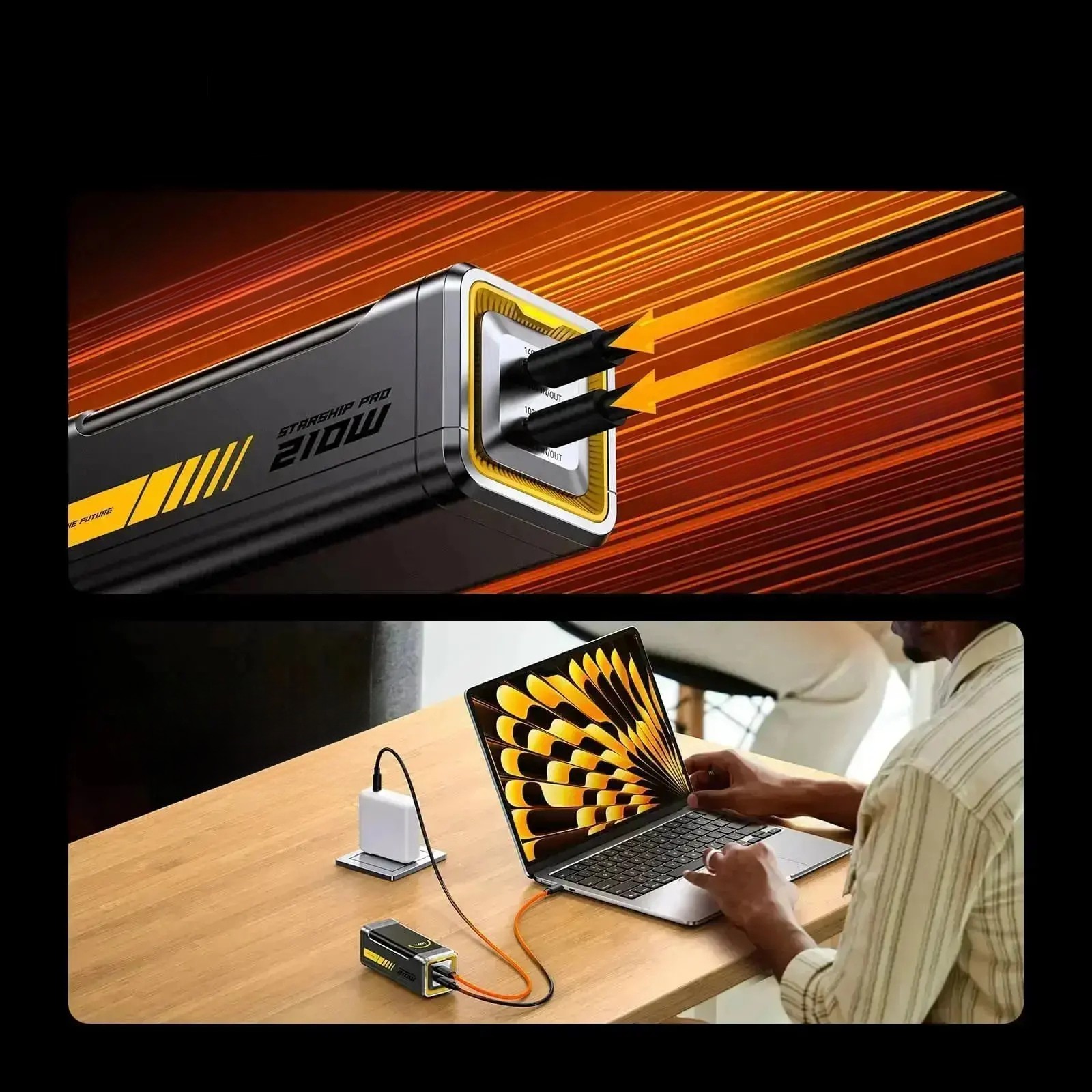 Powerbank AOHi Black Warior PD 3.0 65W 10000mAh