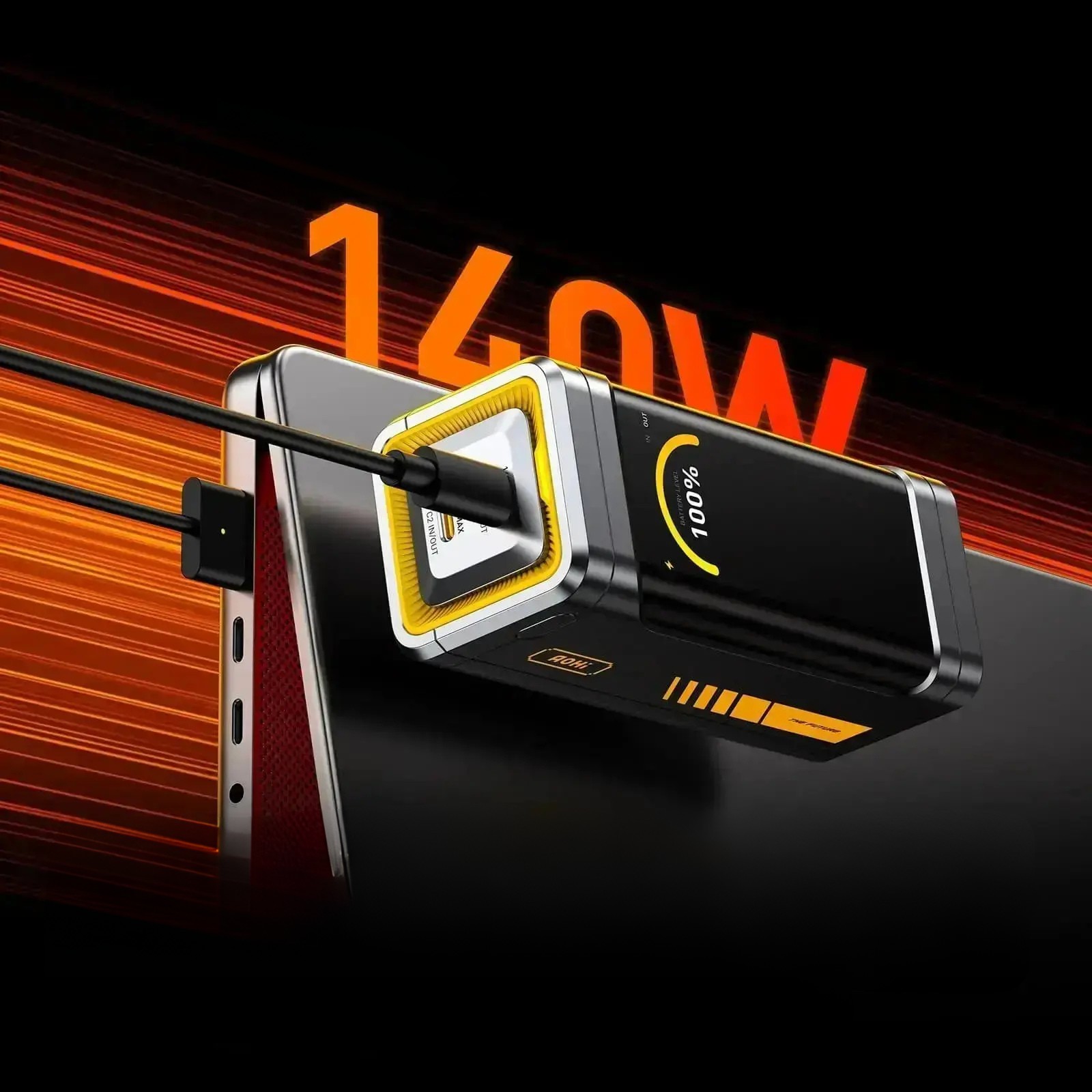 Powerbank AOHi Black Warior PD 3.0 65W 10000mAh