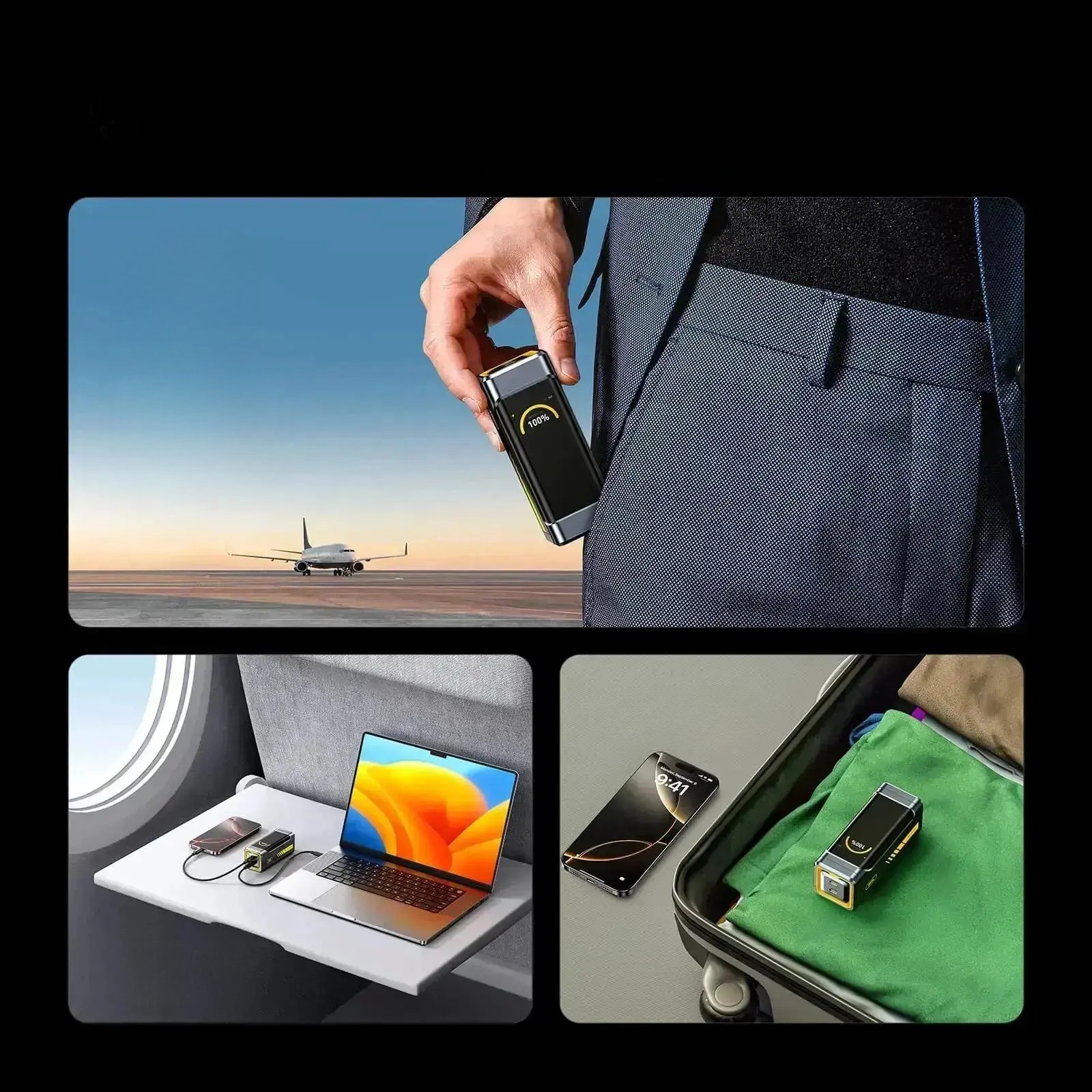 Powerbank AOHi Black Warior PD 3.0 65W 10000mAh