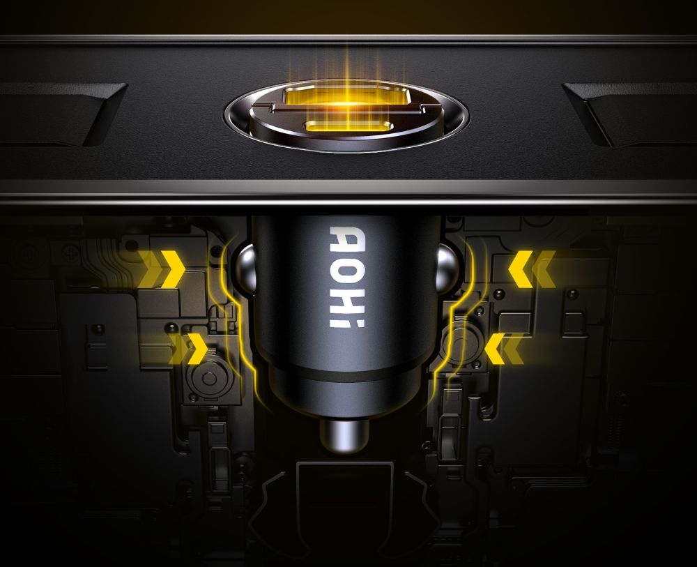 Ładowarka samochodowa AOHi Superauto PD 65W 1x USB-C, 1x USB-A