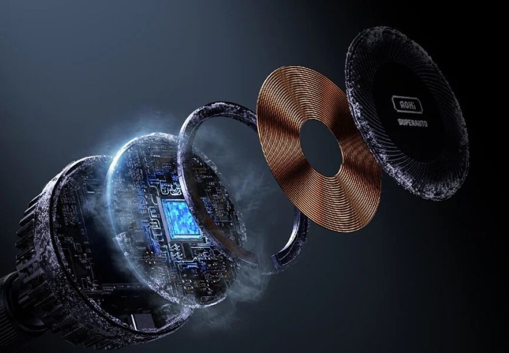 Samochodowa ładowarka indukcyjna z chłodzeniem AOHi Superauto self- cooling Magnetic 15W