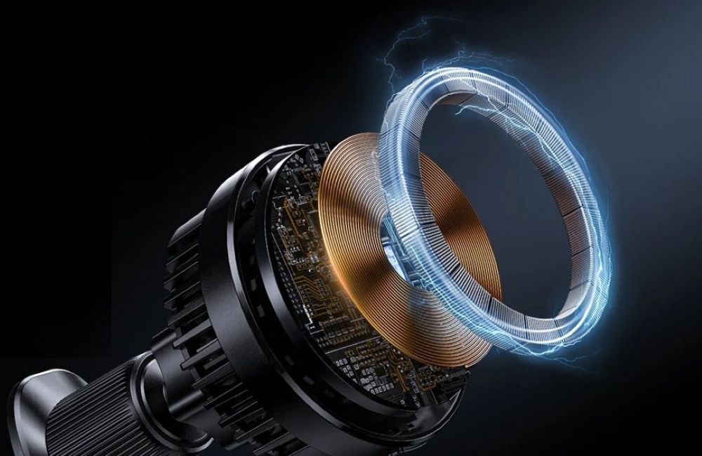 Samochodowa ładowarka indukcyjna z chłodzeniem AOHi Superauto self- cooling Magnetic 15W