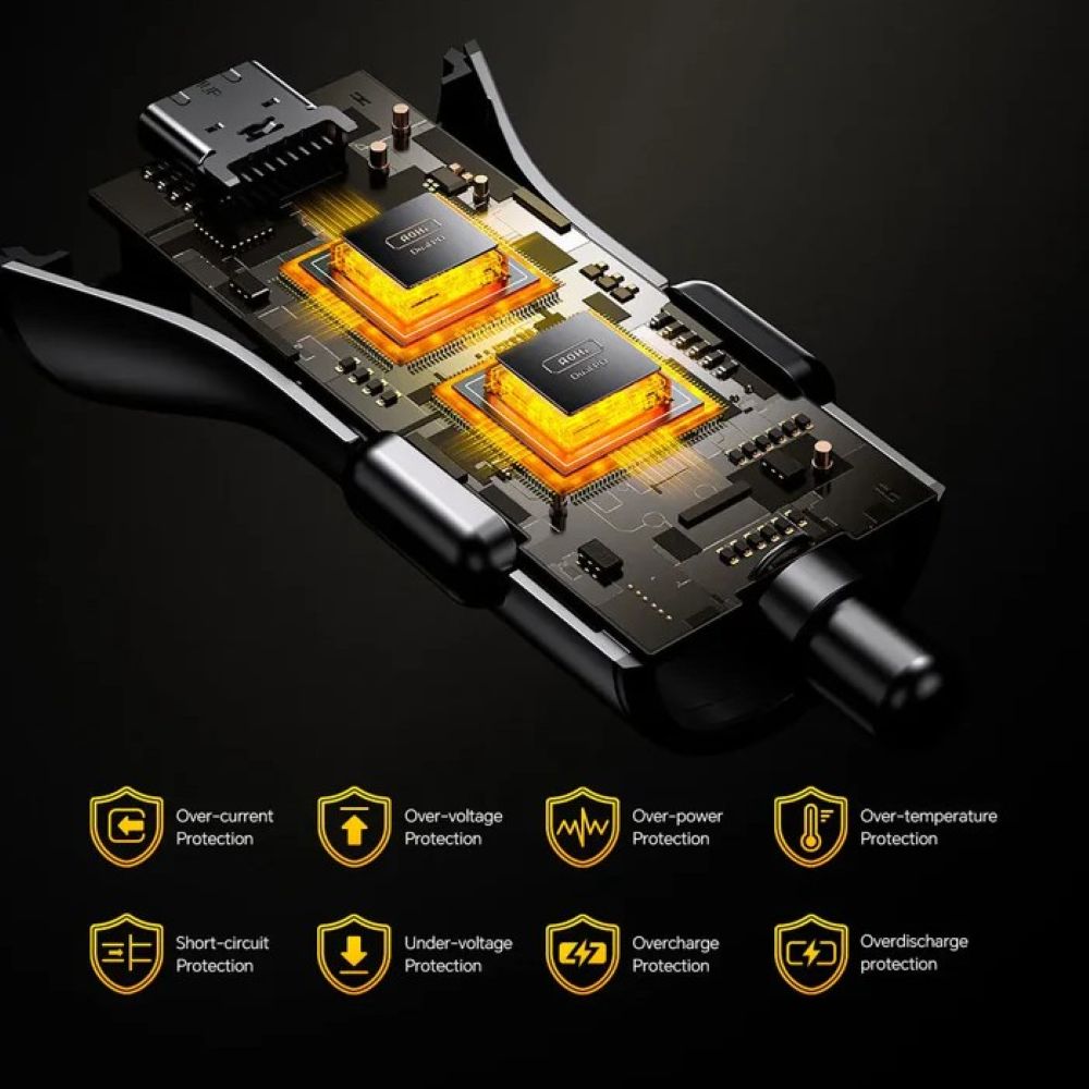 Ładowarka samochodowa AOHi Superauto PD 170W 2x USB-C, 1x USB-A