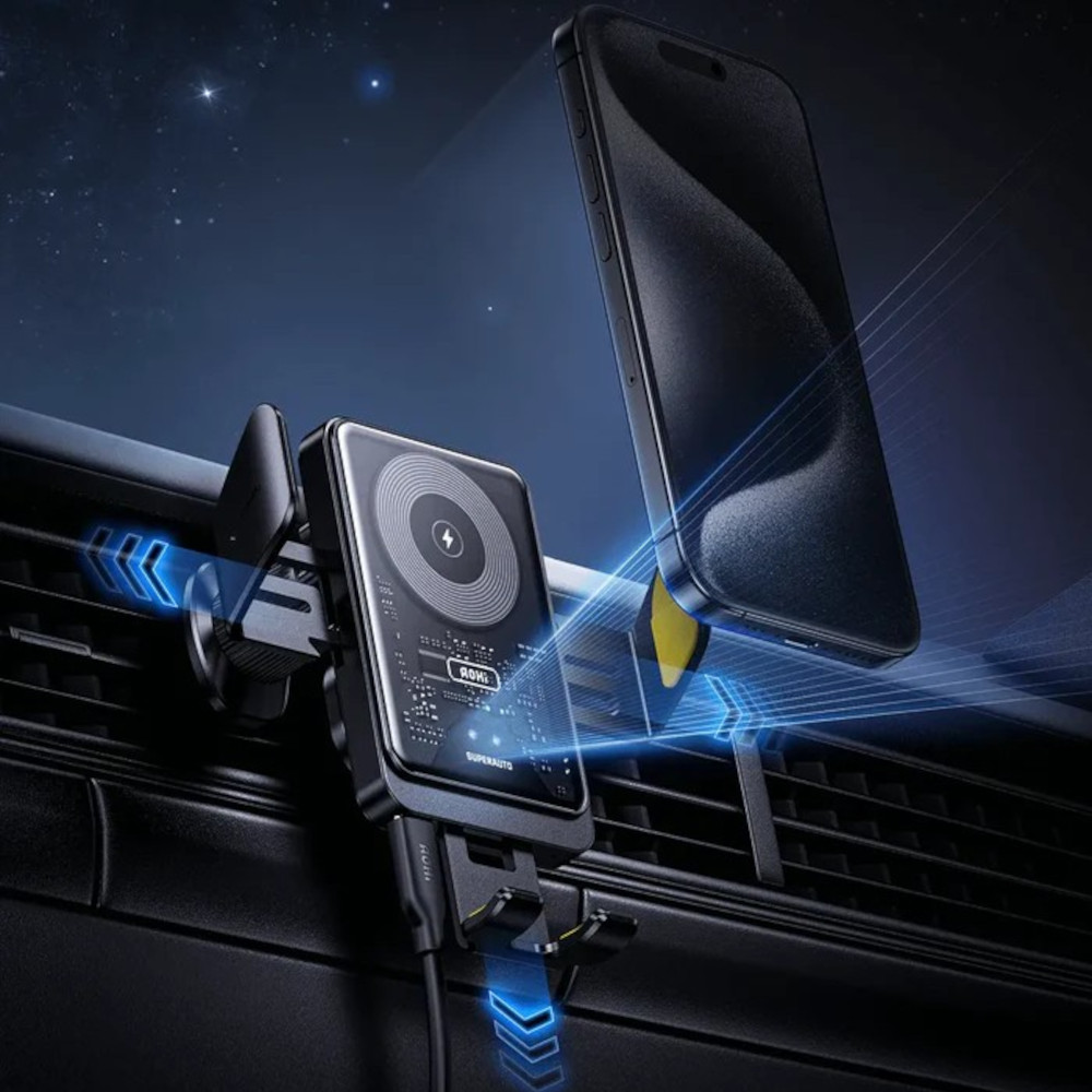 Samochodowa ładowarka indukcyjna AOHi Superauto Smart Sensor 15W