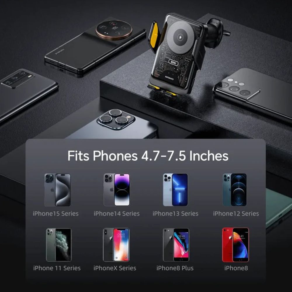 Samochodowa ładowarka indukcyjna AOHi Superauto Smart Sensor 15W