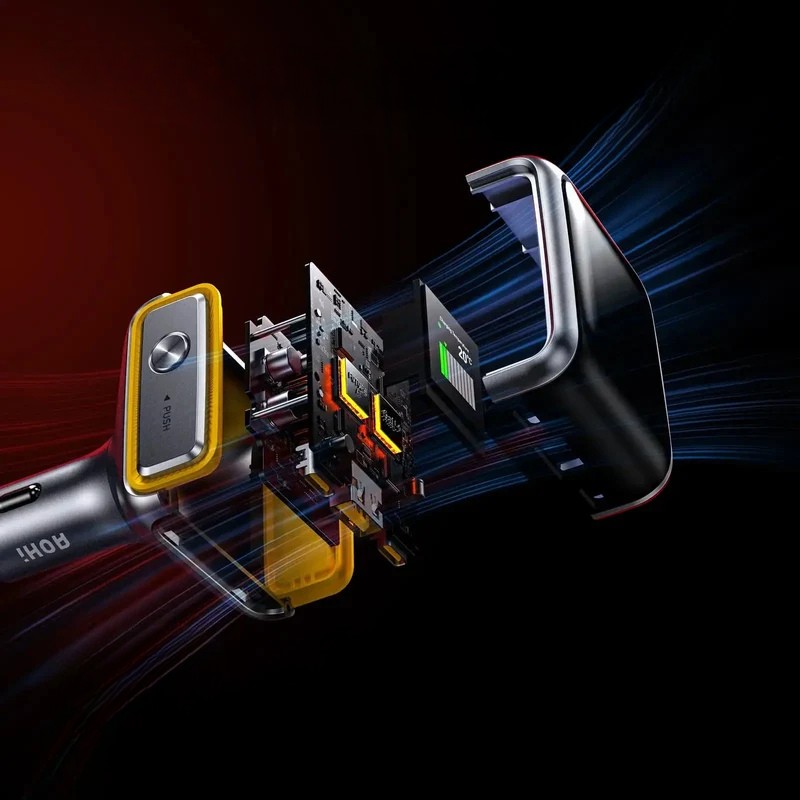 Ładowarka samochodowa AOHi SuperautoThe Future AI 3 portowa 170W