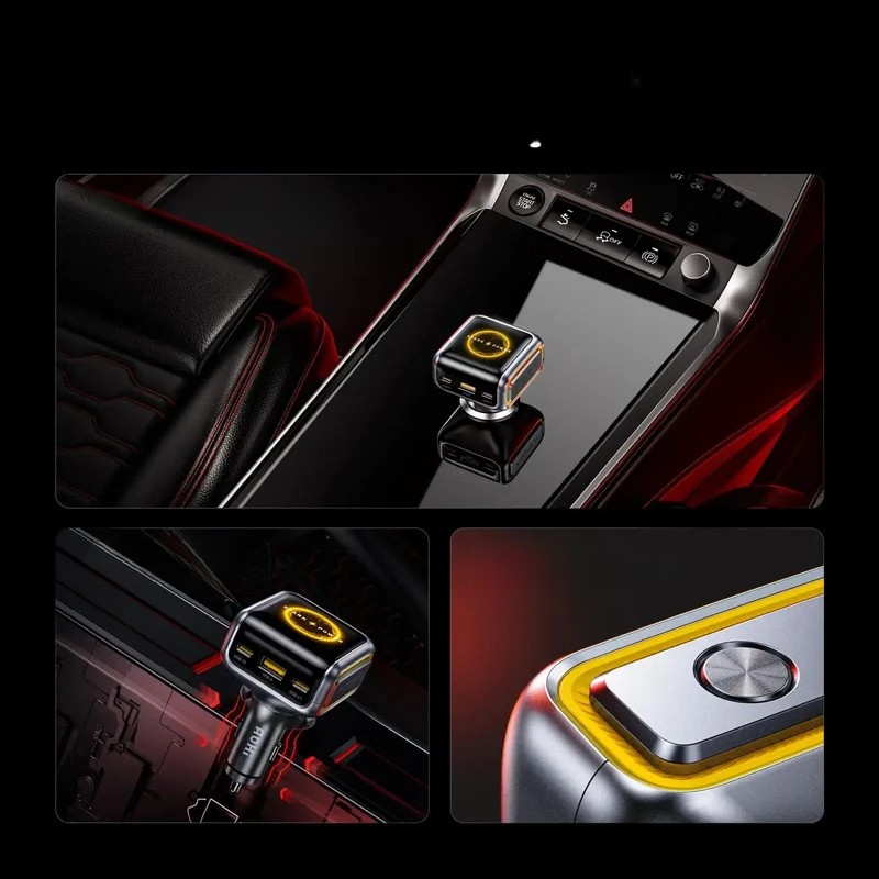 Ładowarka samochodowa AOHi SuperautoThe Future AI 3 portowa 170W