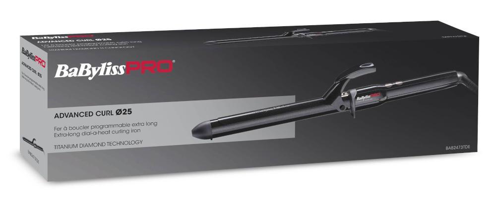 BABYLISS PRO LOKÓWKA TITANIUM DIAMOND 25 mm BAB2473TDE