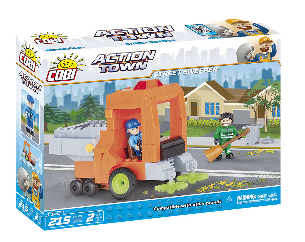 KLOCKI COBI ACTION TOWN 1784 ZAMIATARKA 215 KL