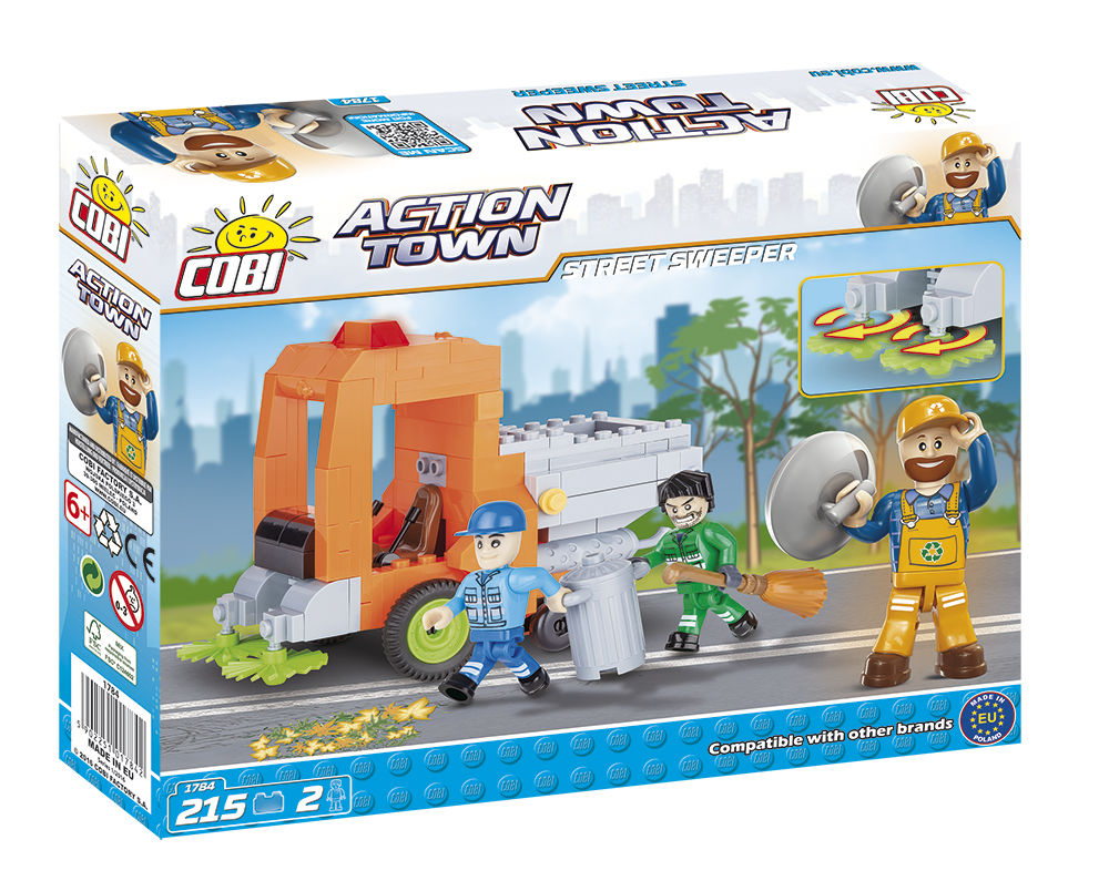 KLOCKI COBI ACTION TOWN 1784 ZAMIATARKA 215 KL