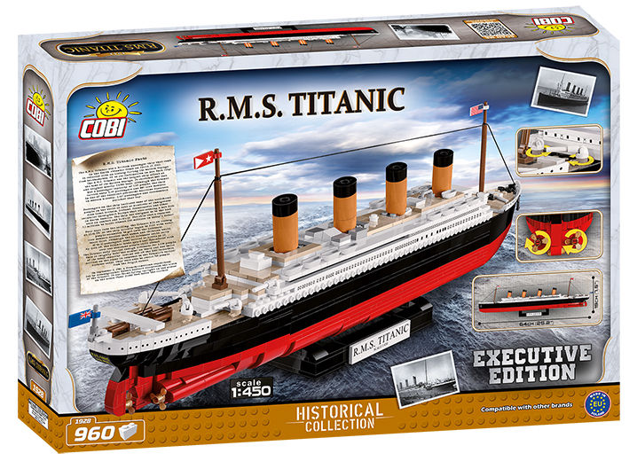 KLOCKI COBI HC 1928 STATEK TITANIC EXECUTIVE EDITION 960KL.