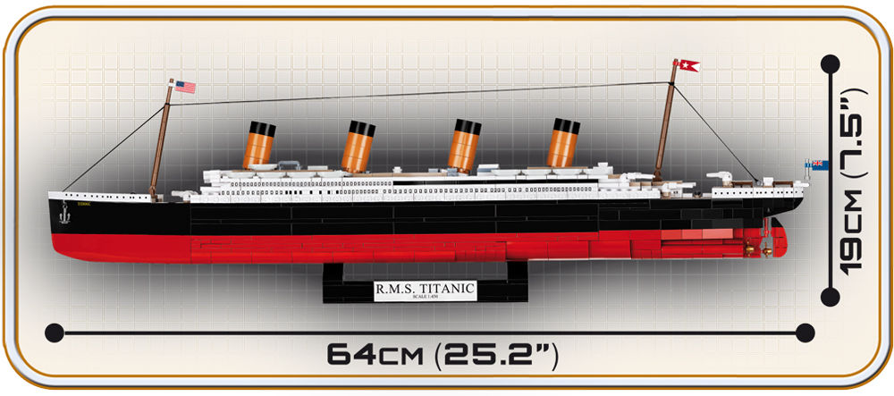 KLOCKI COBI HC 1928 STATEK TITANIC EXECUTIVE EDITION 960KL.