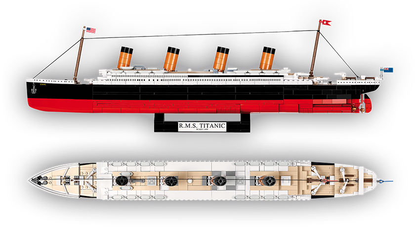 KLOCKI COBI HC 1928 STATEK TITANIC EXECUTIVE EDITION 960KL.