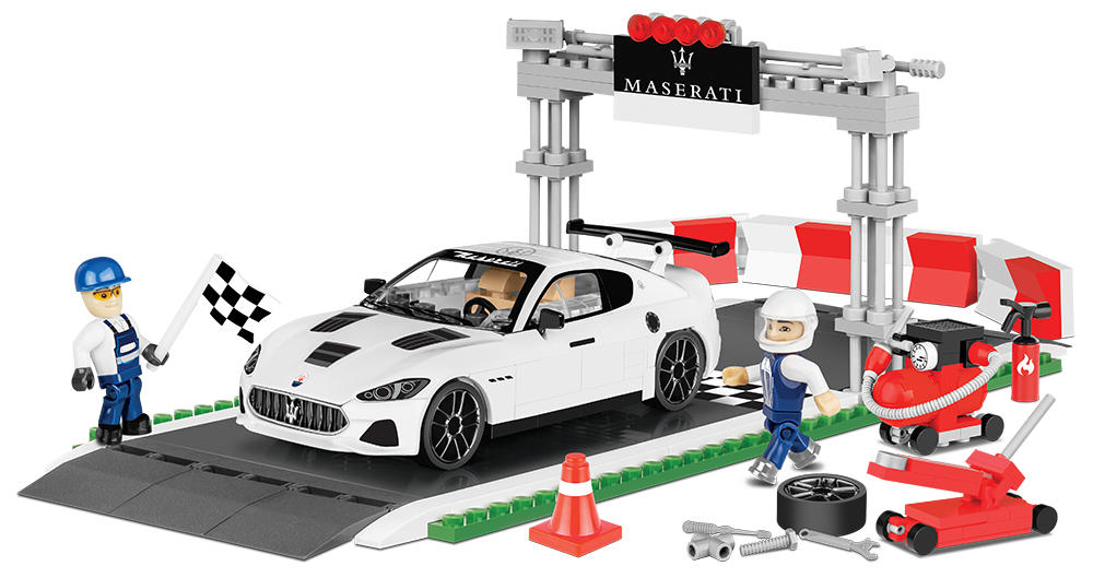 KLOCKI COBI SAMOCHÓD MASERATI 24567 GRANTURISMO GT3 RACING 300 KL.